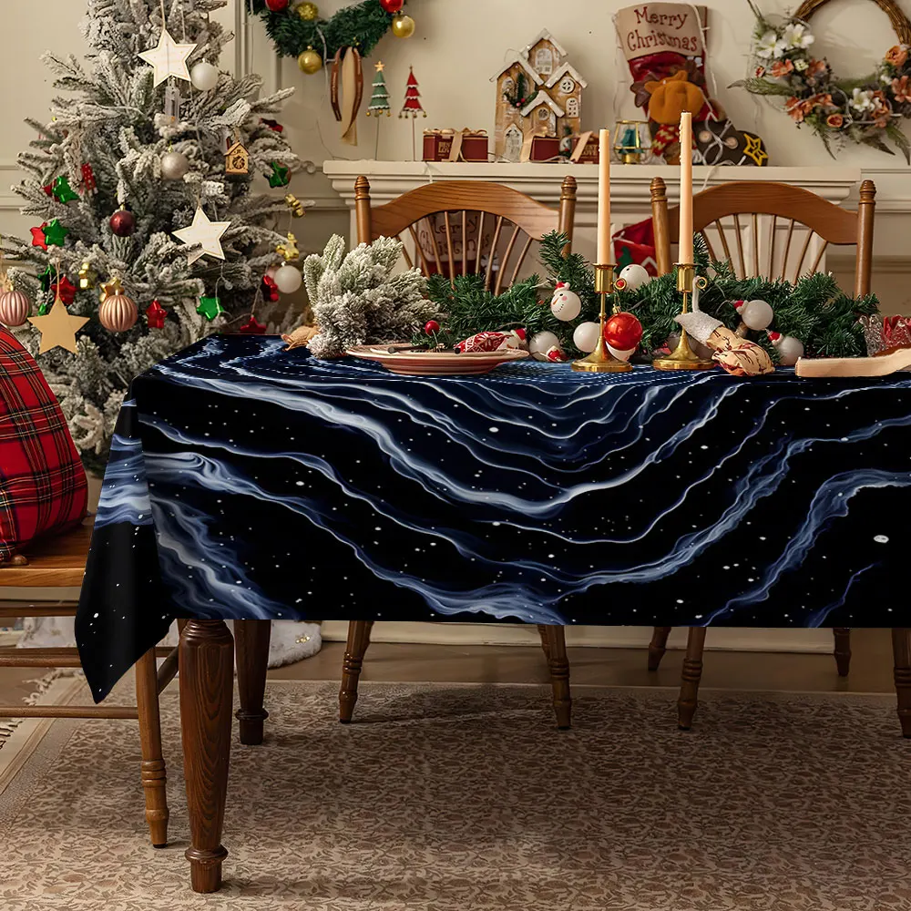 Cosmic Vishnu Table Cloth Waterproof Tablecloth Spill Proof Table Cloth, Wipe Clean Table Cloth for Dining Camping