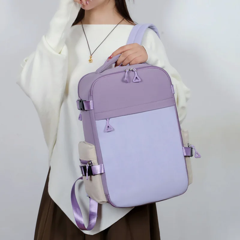 Functional daypack with a clean design fits study materials tech gear and outdoor essentials for all occasions