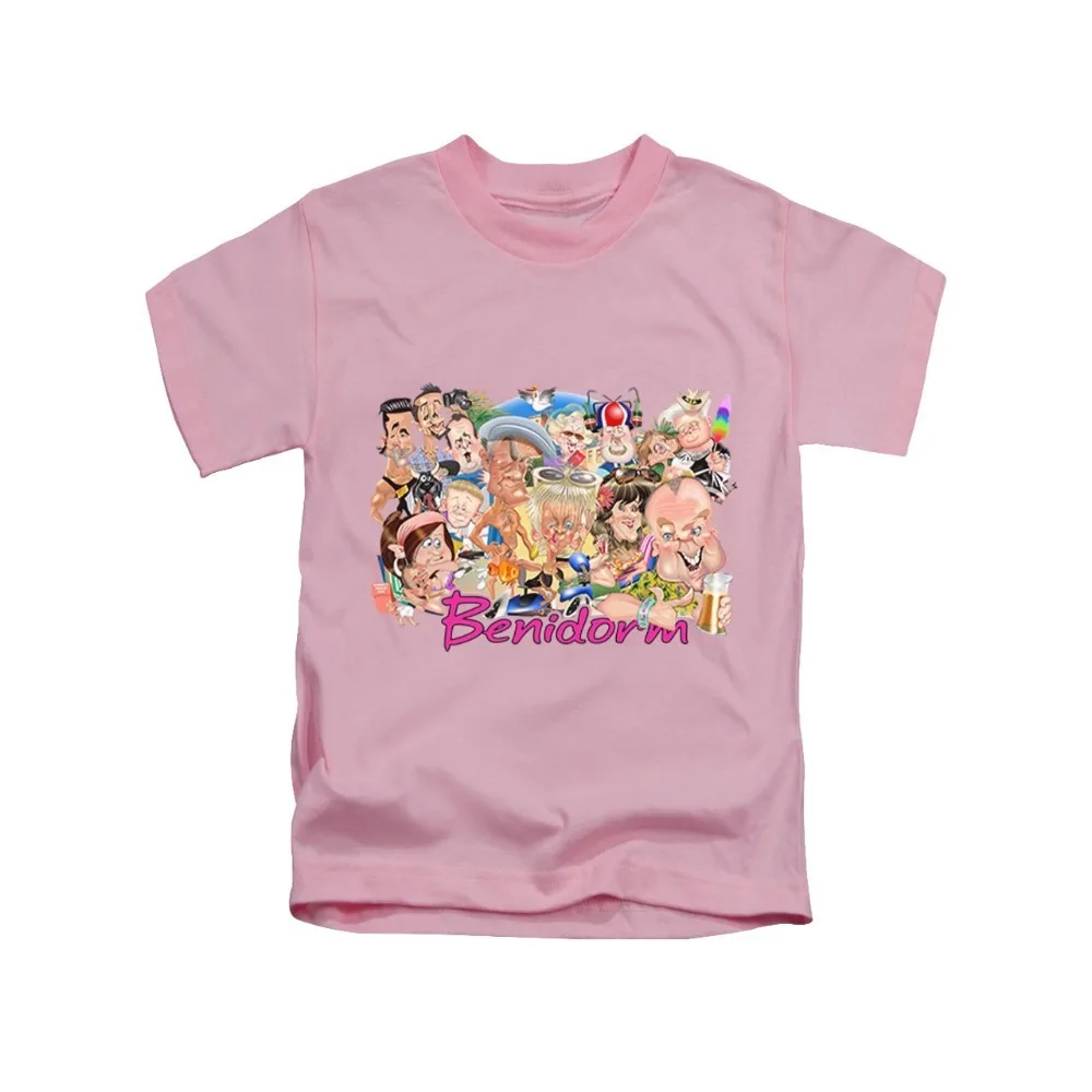Benidorm الكرتون الكبار تي شيرت مضحك برنامج تلفزيوني المحملة القمم 2025 جديد الشارع الشهير التلفزيون مروحة هدية التي شيرت الرجال النساء الصيف قميص #3