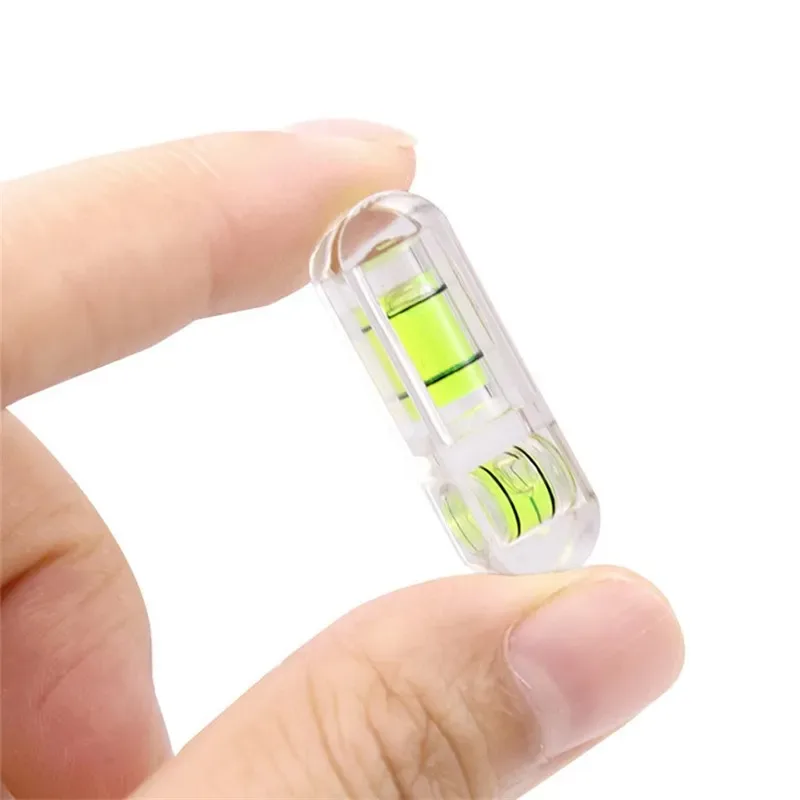 

1PC Mini Bubble Spirit Level Spirit Level Round Square DIY Measuring Level Photos Frame Desk T-type Mini Horizontal Bubbles
