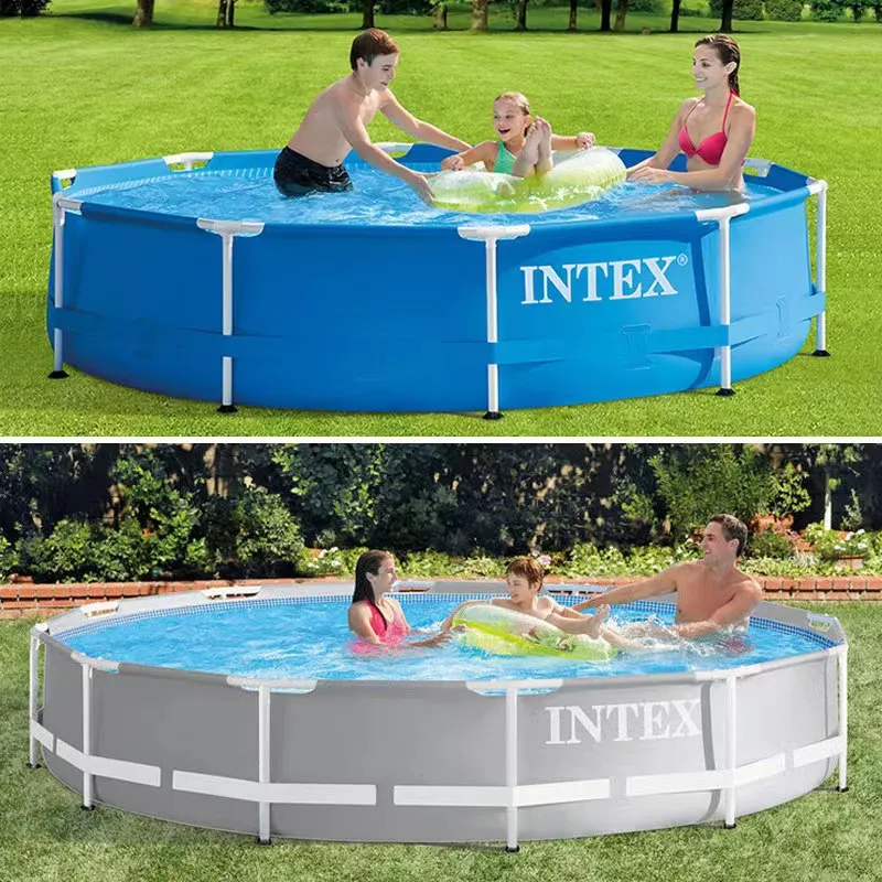 Large Family PVC Land Pools Swimming Outdoor Portable Swimming Pool Inflatable Kids Paddling Pool Outdoor Garden Frame Pool