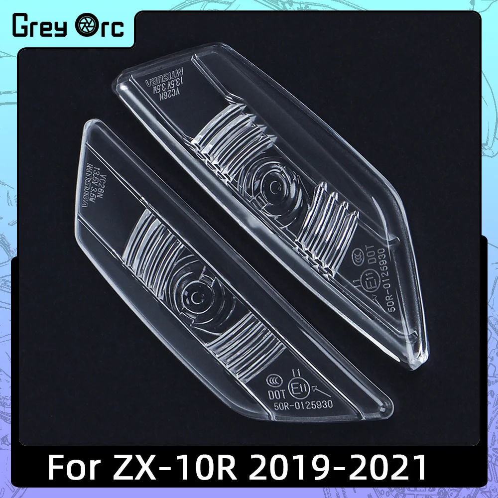 

Motorcycle Rearview Light Cover Rear Mirrors ABS LED Turn Signal Lamp Lens For Kawasaki Ninja ZX10R ZX-10R ZX 10R 2011-2015