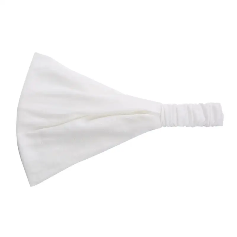 1 Stück Make-up Haarband für Frauen, Baumwoll-Stirnband, Turban, Einfarbig, Elastisches Haarband, Yoga-Haarband, 2-in-1-Bandana Haaraccessoire – Detail 11