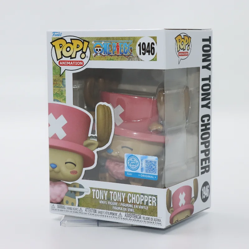 Original Funko Pop ONE PIECE Anime Figure Tony Tony Chopper#1946 Vinyl Figure Doll Model Toy Gift for Boy Collectible Desk Decor