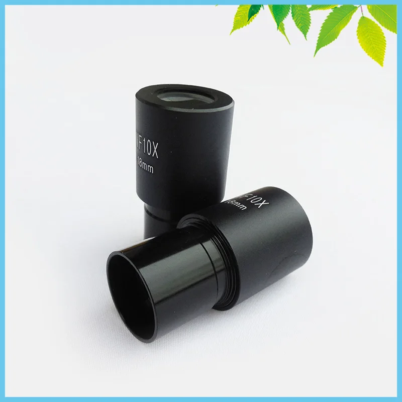 Wide Field Eyepiece WF10X 18mm Microscope Wide Angle Eyepiece 23.2mm Mounting Size Biological Microscope Accessory