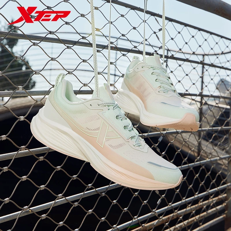 Xtep Five Minutes Speed ET Running Shoes For Women 2024 Autumn Comfortable Sports Shoes Cushion Breathable Sneakers 876318110077