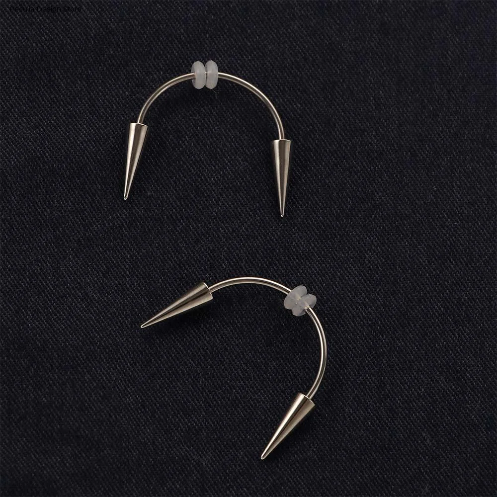 Fashion Body Jewelry Piercing In mouth BCR Septum Stainless Steel Piercing Jewelry Goth Lips Ring Puncture Mouth Ring