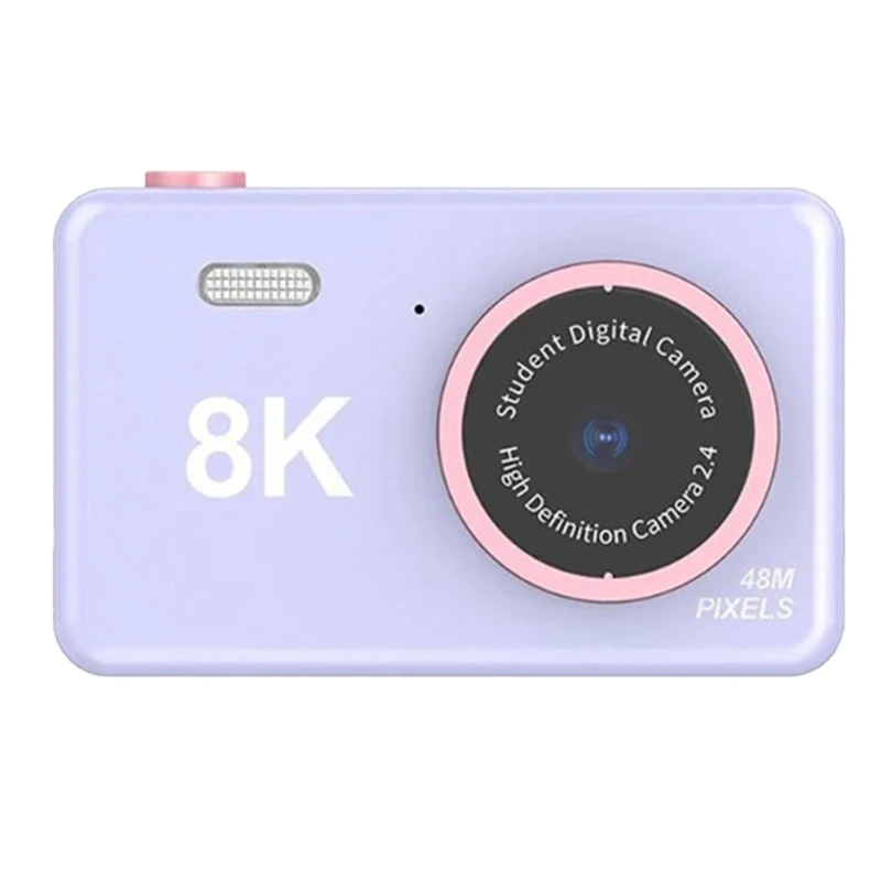 Student Digital Camera HD Digital 8K Portable Mini Video Camera Front And Rear Cameras Toy Gifts For Kids