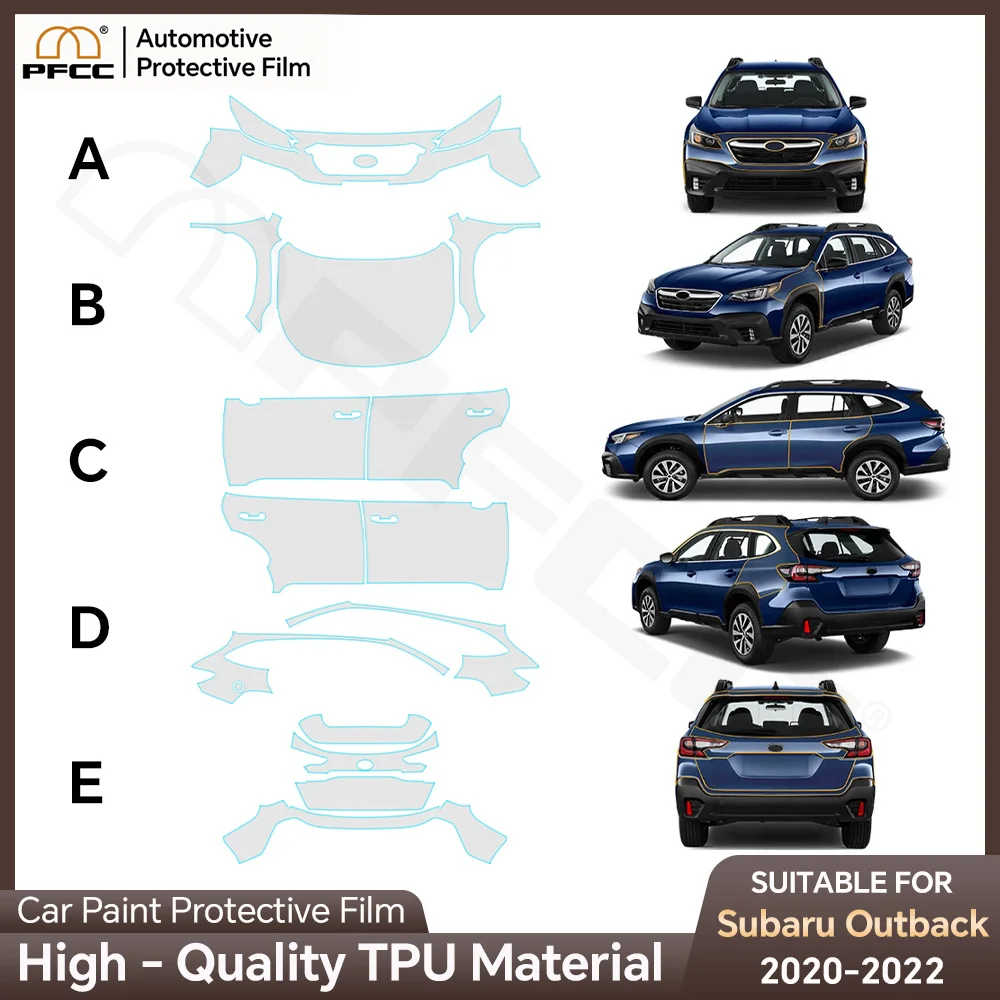 

PPF For Subaru Outback 2020-2022 TPU Paint Protection Film Car Body Sticker Anti-scratch Protective Transparent PPF Accessories