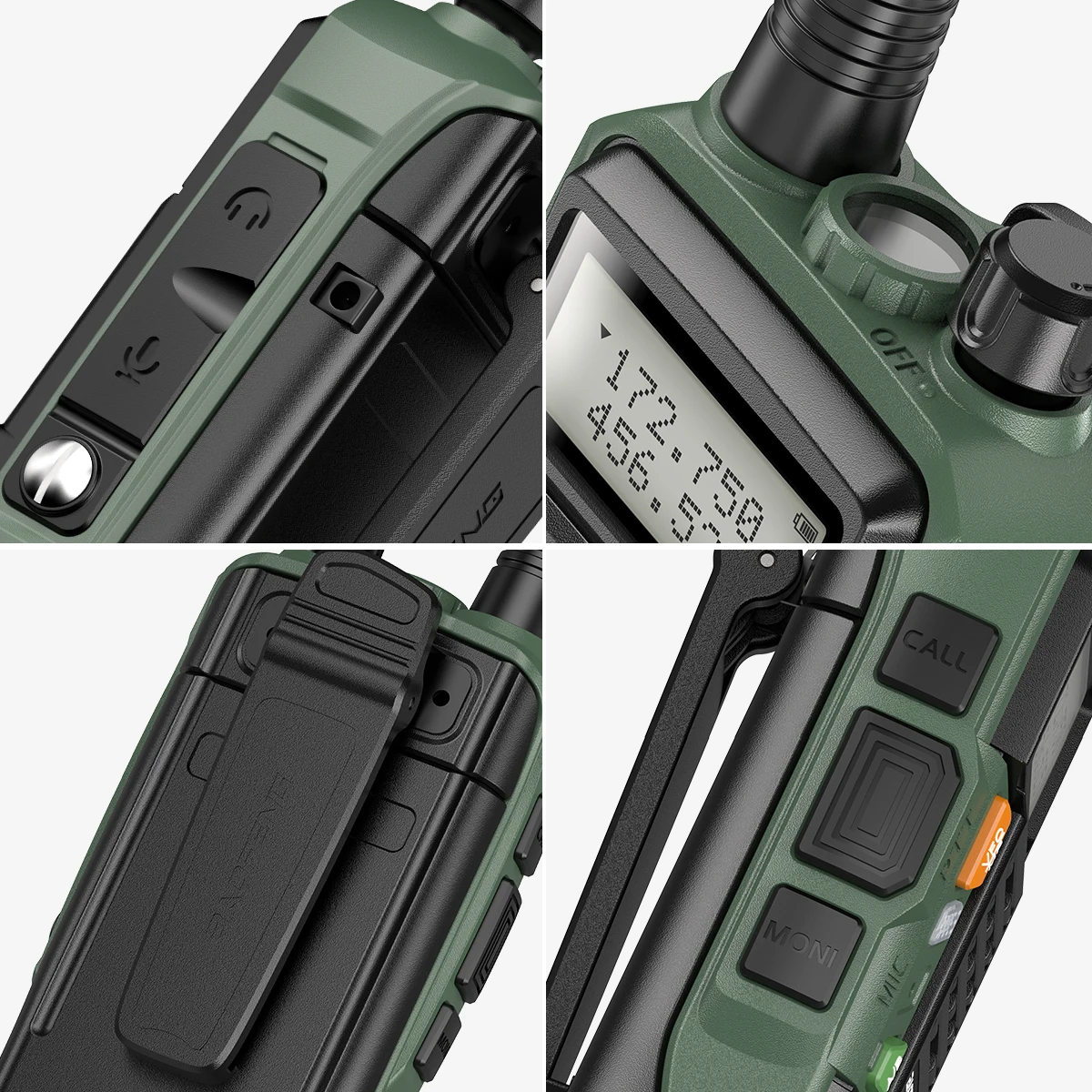 BaoFeng-walkie-talkie piezas PLUS, Radio CB potente, resistente al agua, de largo alcance, 16KM, 2 UV-S9, 10W, actualización de UV-5R