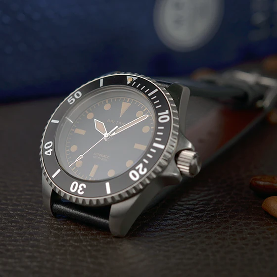 Baltany رجالي ساعات أوتوماتيكية الرياضة غواص الميكانيكية ساعات المعصم العسكرية الياقوت غواص 30ATM مقاوم للماء BGW-9 مضيئة NH35