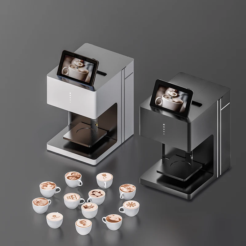 STLF JW Coffee Shop Supply Wifi Edible Ink Cappuccino Foam Latte Art Selfie 3d Face Machine Price Coffee Printer
