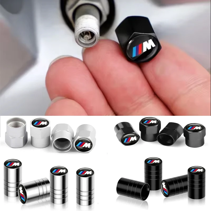 

For E30 E34 E36 E39 E46 E52 E53 E60 E61 E62 E70 E71 E83 Car Logo Wheel Tire Valve Air Caps Stem Cover Dustproof Auto Accessories