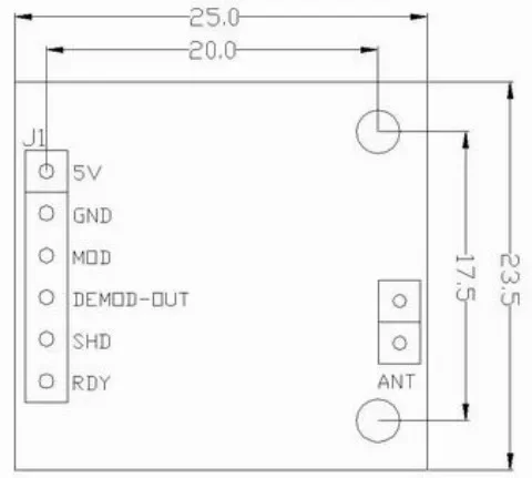 RFID Module 125KHz Low-frequency Module EM4095