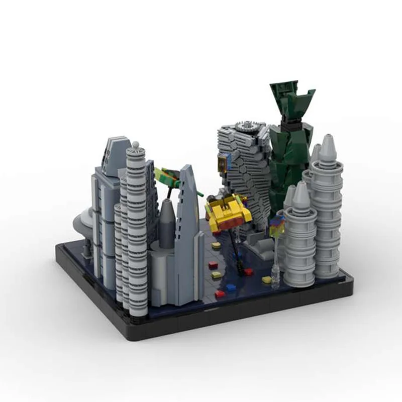 1356 Uds. MOC Coruscant Pursuit Zam Wesell Speeder modelo bloques de construcción arquitectura montar regalo de Navidad juguetes DIY idea niños