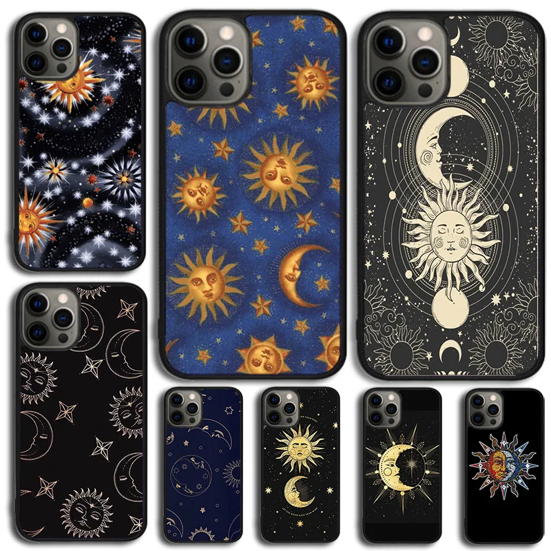 Funda iPhone Sol y Luna – Mosaico celestial multidispositivo - imagen 4