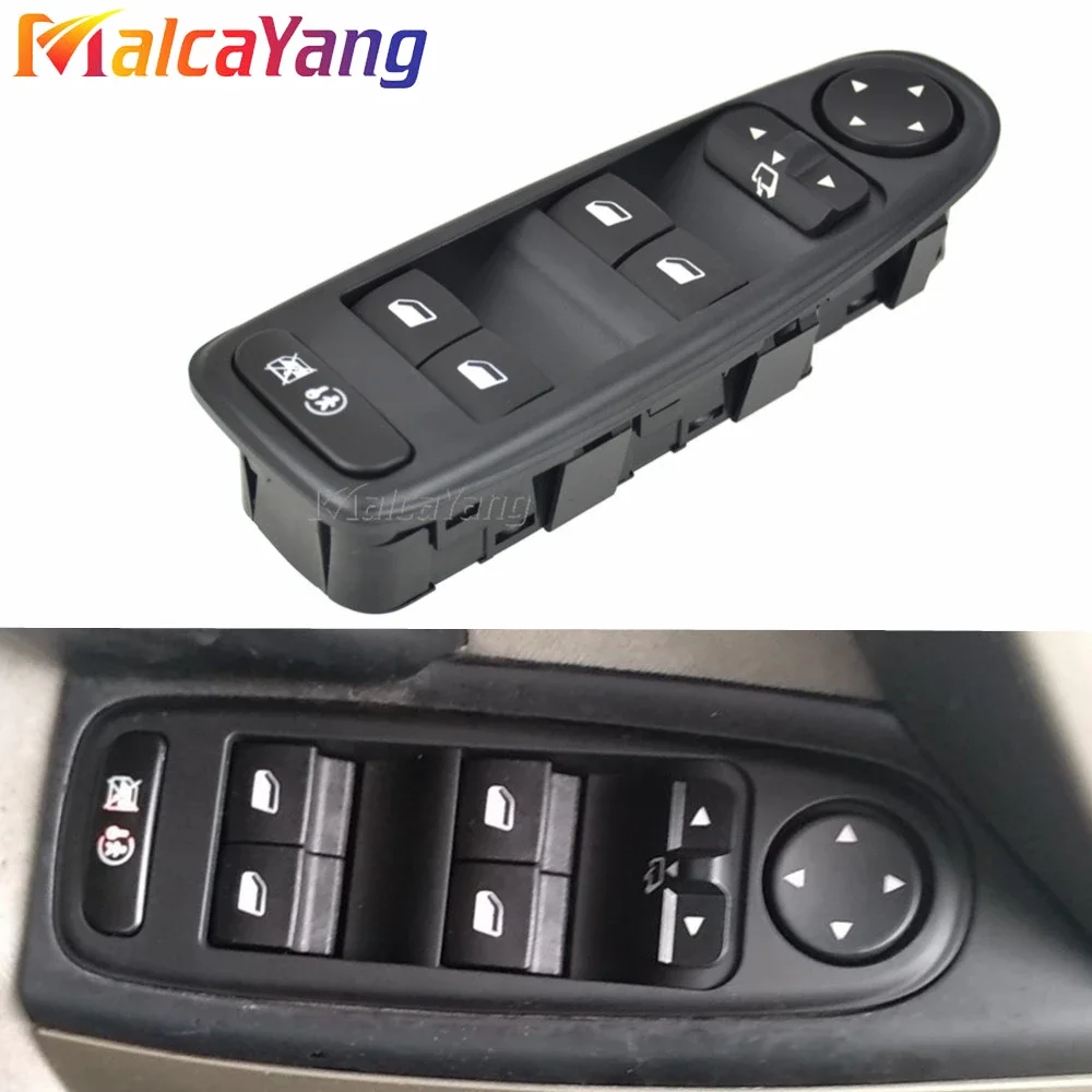 6554.YH For Citroen C4 Grand Picasso 2007-2014 Electric Power Window Regulator Master Switch Mirror Control Button 96639383ZD