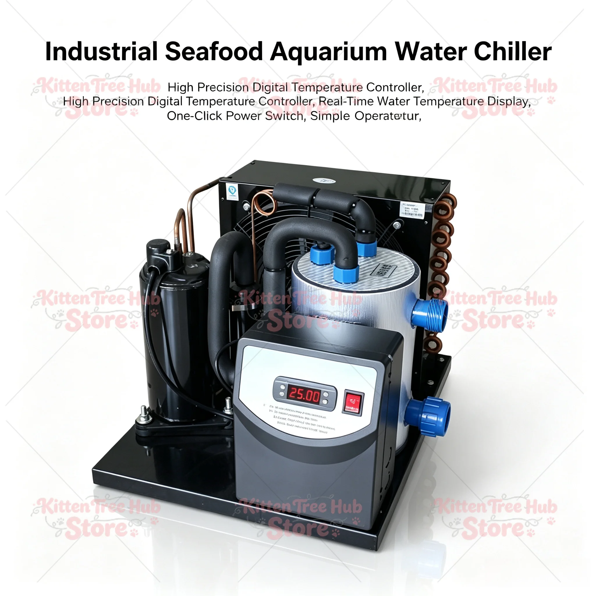 Open Type Fish Pond Water Chiller Aquaculture Refrigerator Cooling Equipment For Fish Shrimp Farming