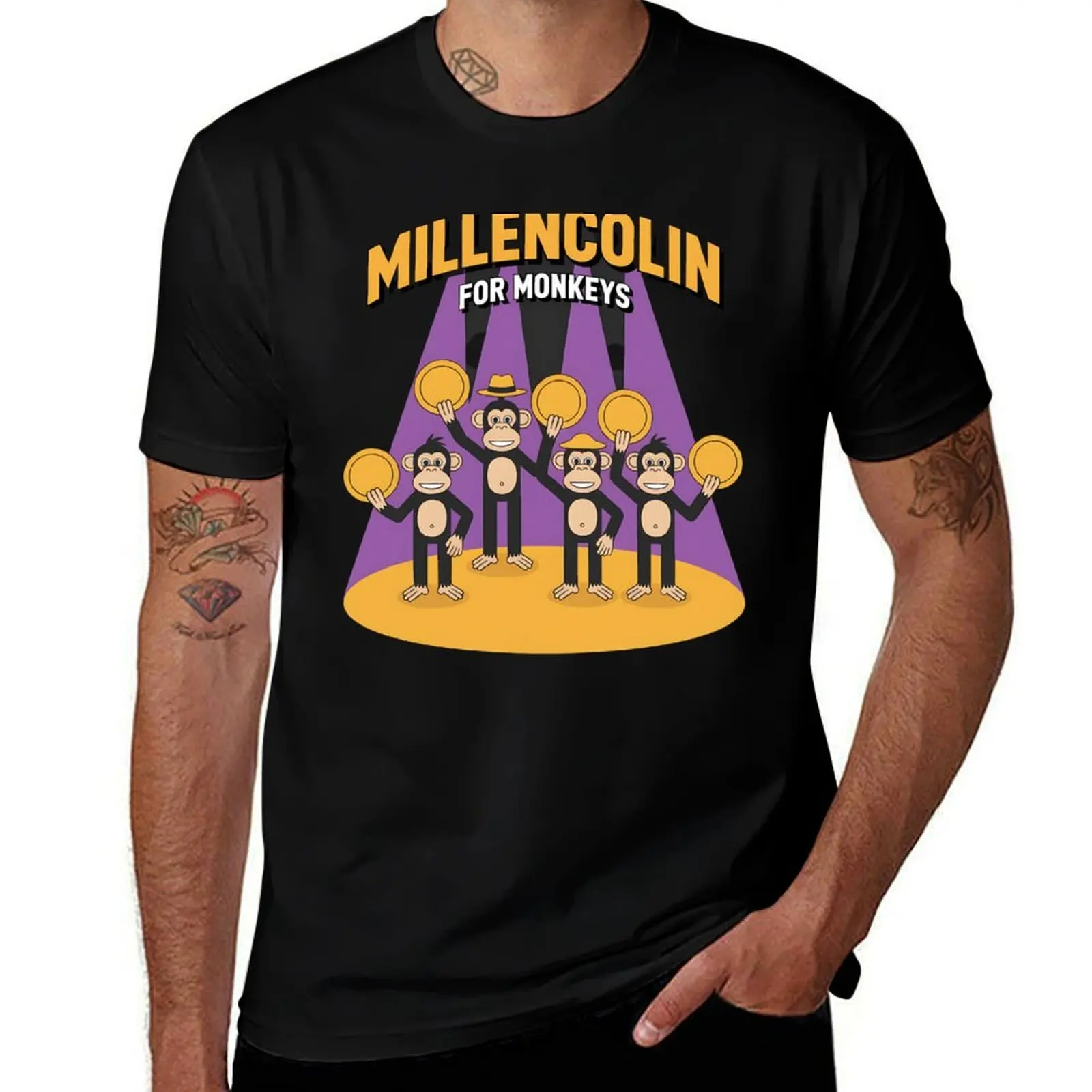 Футболка Millencolin Band, мужская хлопковая футболка с принтом животных для мальчиков