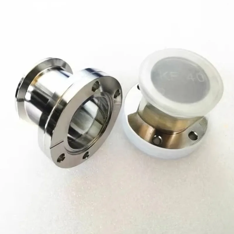 304 Vacuum CF to KF Flange Vacuum Adapter Through Reducer CF-KF16 25 40 35 63 100