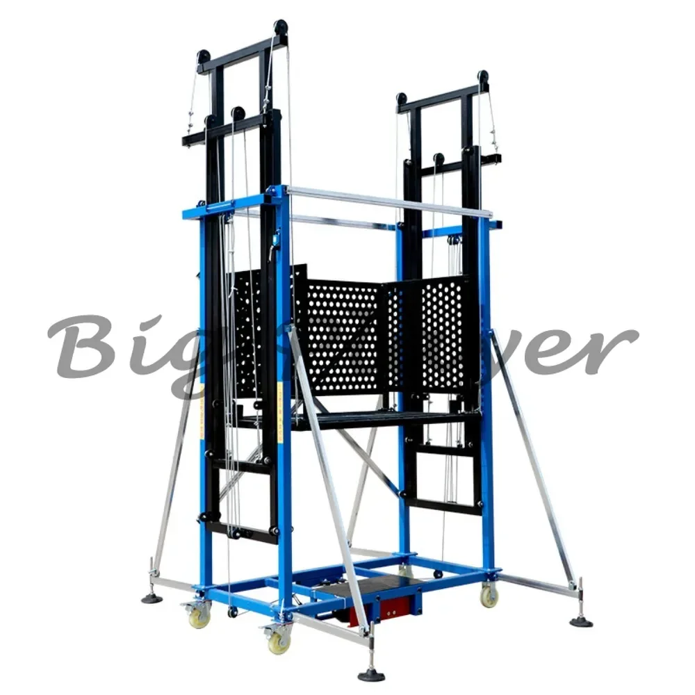 

2025 New Upgrade Electric Scaffolding Electric Remote Control Telescopic Scaffolding Folding Climbing Lift