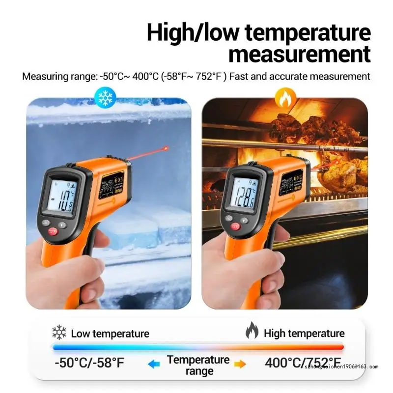 

28GF Convenient Temperature Tester Accurate Temperature Gauge for Cooking & Baking