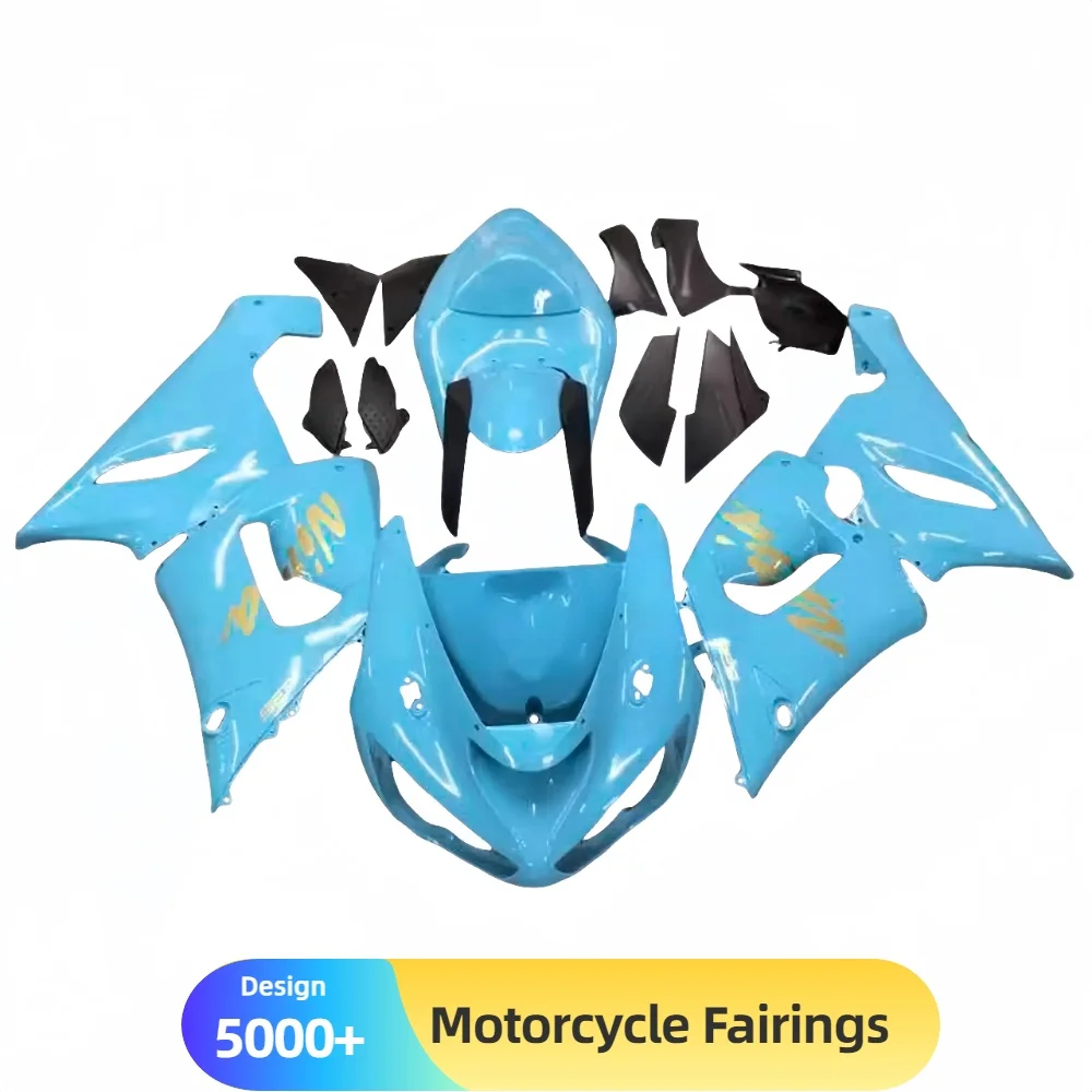 

For 2005-2006 KAWASAKI ZX-6R Fairing Bodywork Kit UV-Resistant ABS Plastic Motorcycle Body Kit for Custom Chopper