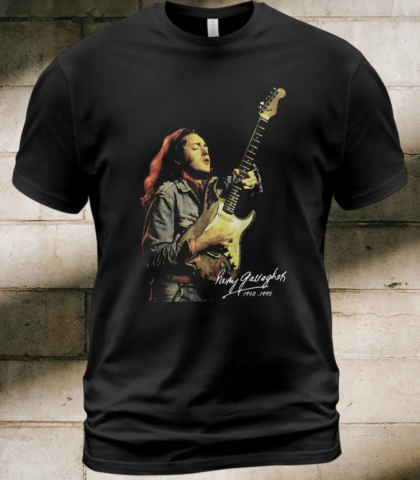 Camiseta de algodón The Best of Rory Gallagher Tee Top Priority Fresh Evidence