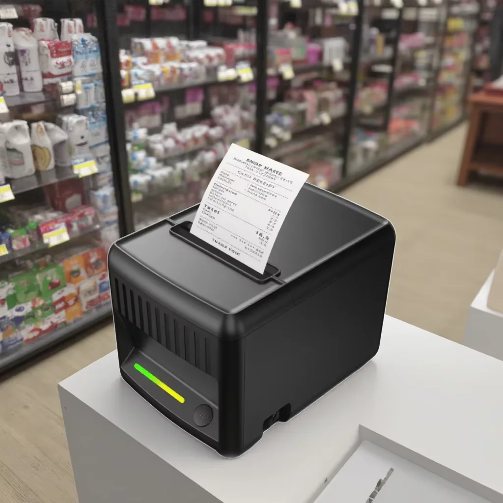 

Термопринтер для чеков и билетов MHT-P80E 80 мм с автоматической обрезкой, мини-принтер для малого бизнеса и офисов.