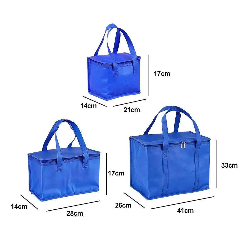 S/M/L Portable Insulation Cooler Bag Waterproof Lunch Cooler Bags Food Drink Beer Thermal Bag Household Kitchen Organizer Pouch view 6
