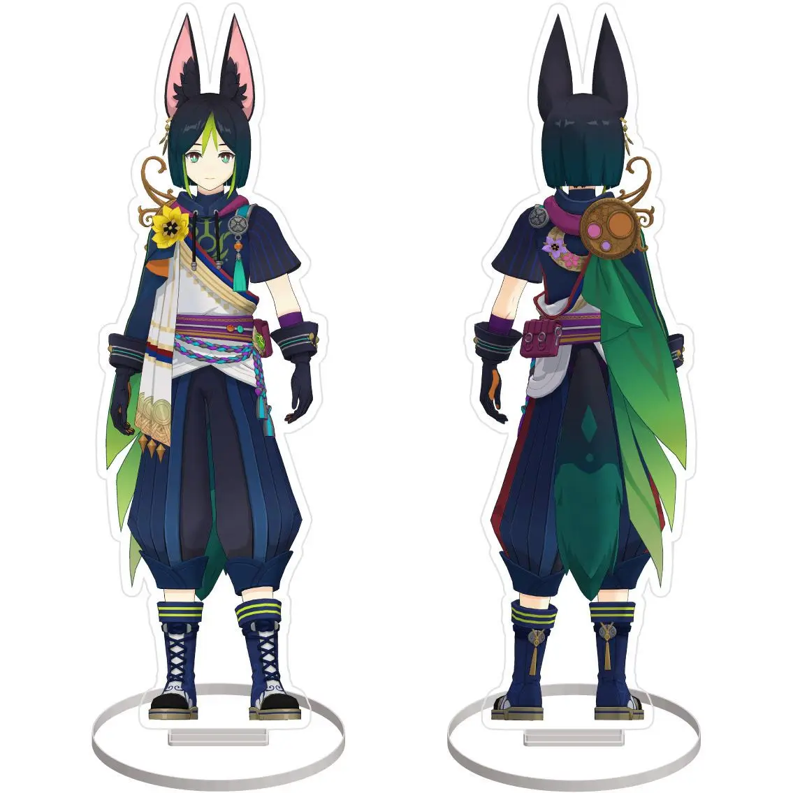 Genshin Impact Anime Acrylic Stand Model Plate Desk Decor Standing Sign