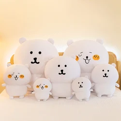 Creative Funny Expression Cute Face Bear Cartoon Soft Stuffed Animals Baby Sleeping Pillow Sofa Cushion for Girls Children Gifts