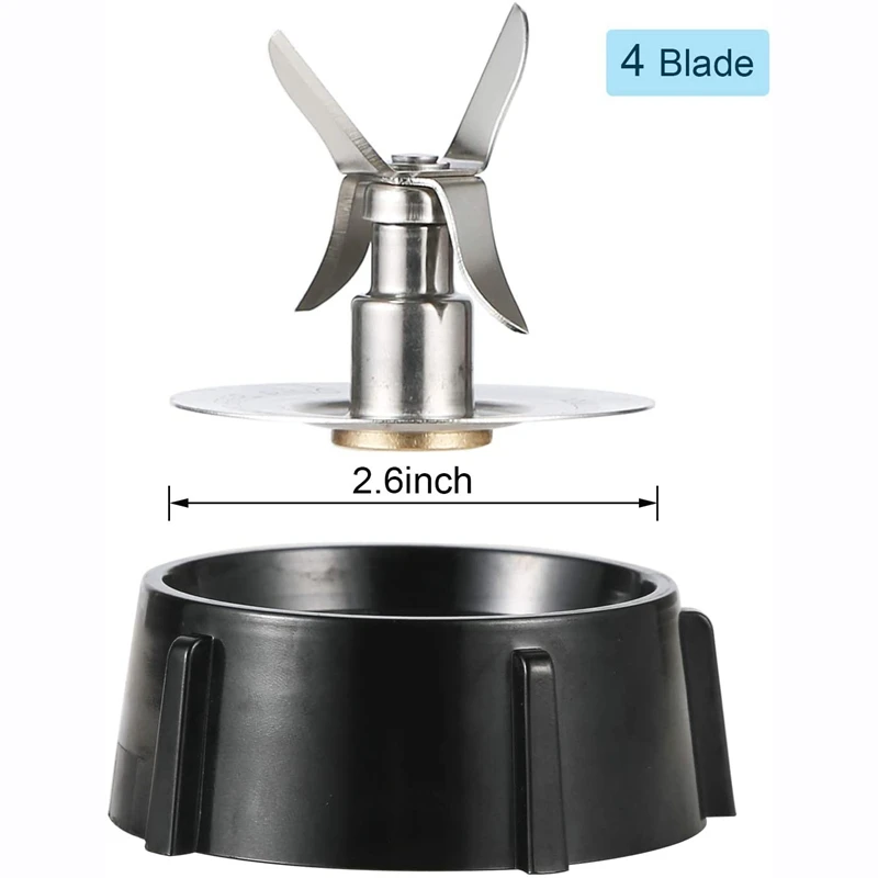 Vervangend Onderdeel Voor Oster Blender 1Pcs Blade & 1Pcs Blender Pot Base & 2 Pcs Pakking Afdichtingen & 1Pcs Vierkante Aandrijving