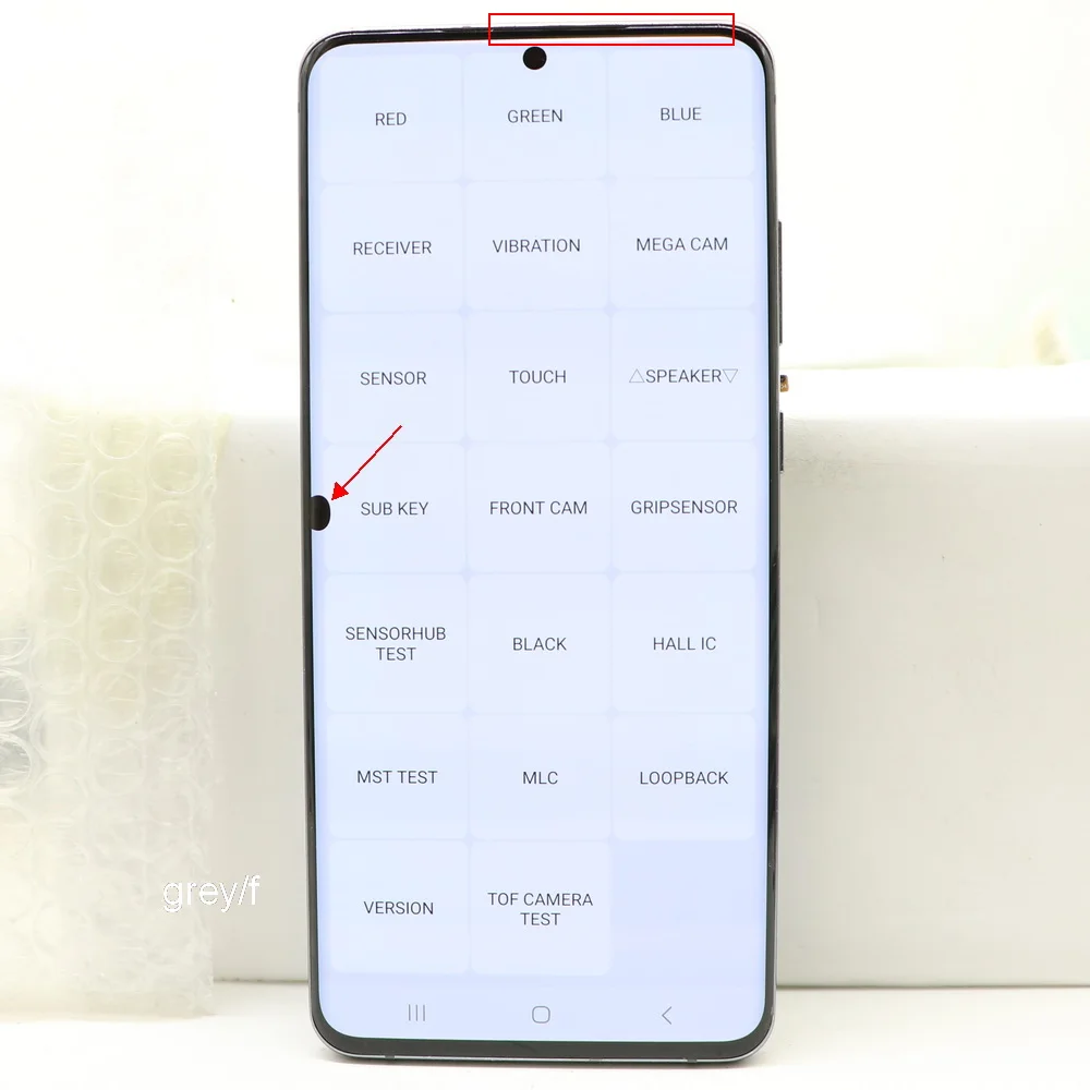 With defects Super AMOLED  For Samsung Galaxy S20 Ultra G988 G988F G988B Display Touch Screen Digitizer Replacement 100% testing