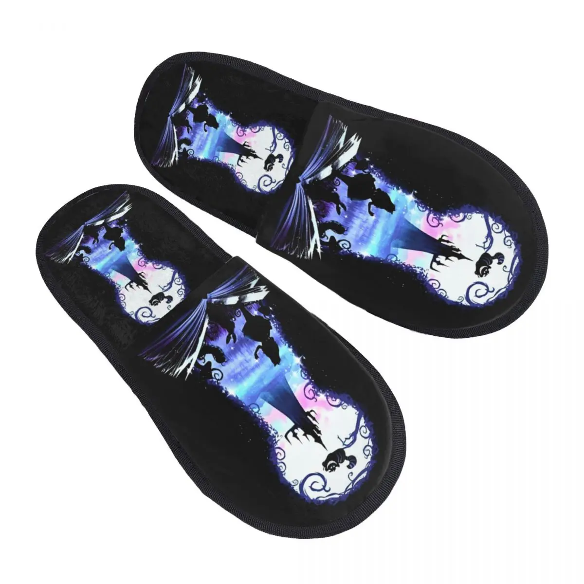 

Custom Alice In Wonderland Soft Memory Foam House Slippers Women Cartoons Cozy Warm Anti-skid Sole Slipper