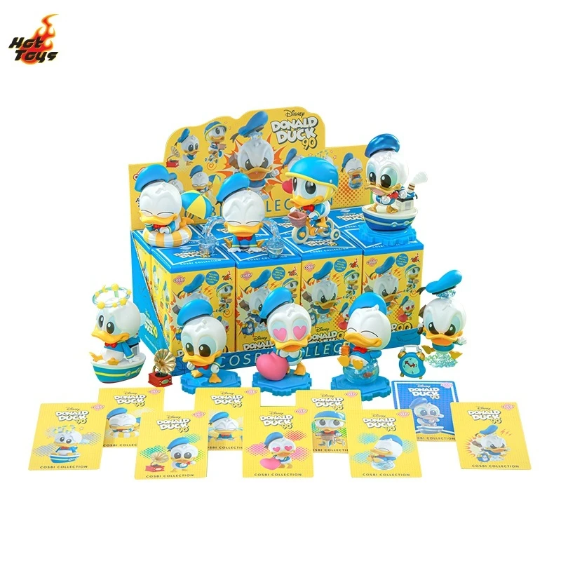 Disney Blind Box Donald Duck 90th Anniversary Series Anime Figurine Cute Room Ornament Toy Desktop Model Pendant Birthday Gift