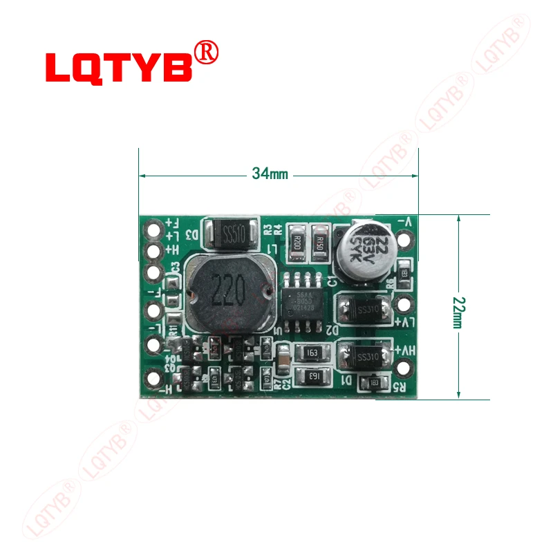 Automobile Electric Vehicle motorcycle headlamp drive board low beam high beam function input 12V output 9VDIY retrofit