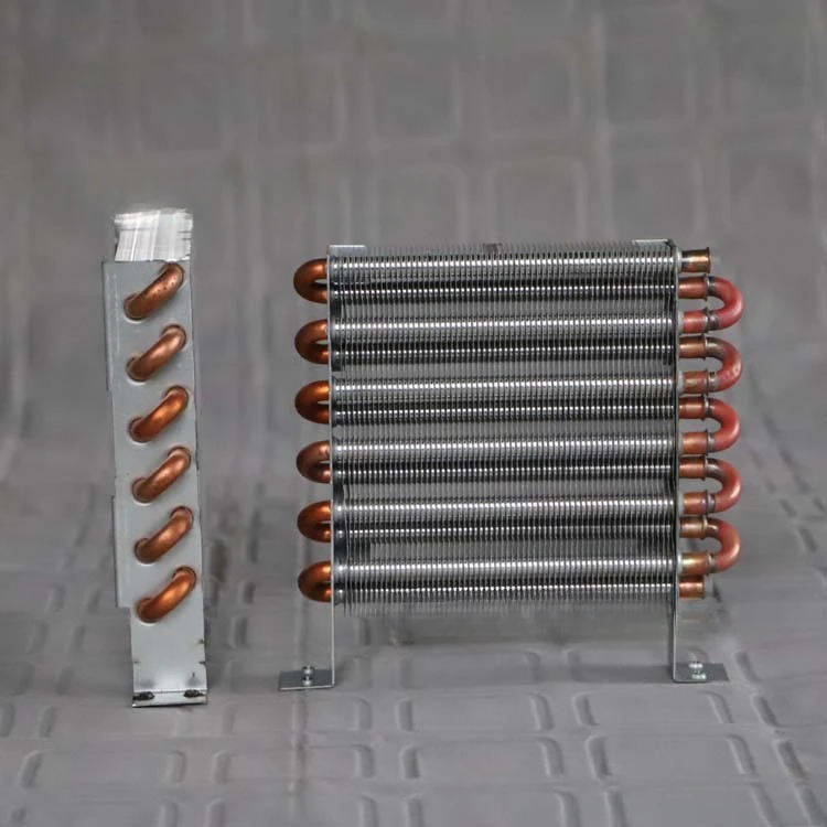مكثف CP2x6x120 مشعاع صغير مبادل حراري صغير أنبوب نحاسي زعنفة نوع تبريد الهواء المبخر الصغير #3