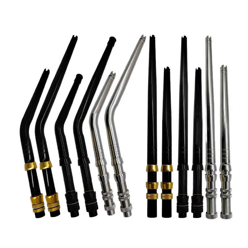 Aluminum Straight & Bent Rod Butt Handle Size 4 Trolling Rod Rear Grip For Saltwater Offshore Boat Fishing