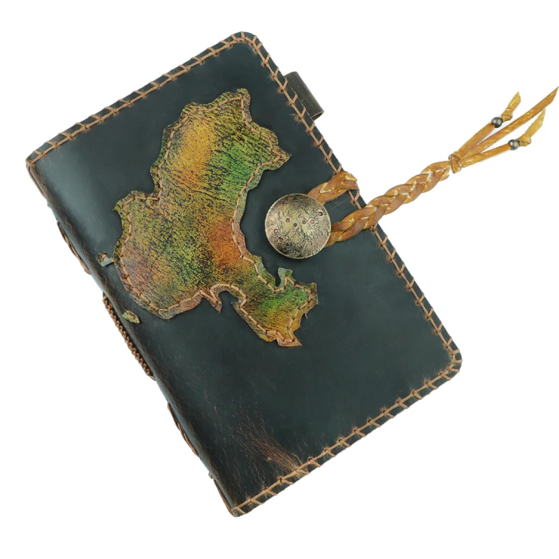 

Cowhide notebook Multifunctional handbook Travel notepad Loose-leaf
