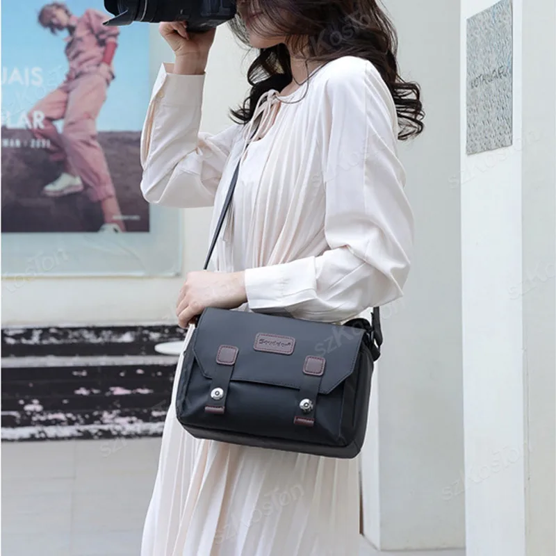 デジタル一眼レフカメラ用ユニバーサル防水スリング,写真クロスボディバッグ,屋外旅行オーガナイザー,キヤノン,ニコン,ソニー,富士