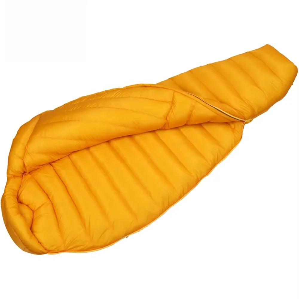 Ultralight  95% Goose Down Fill Sleeping Bag Outdoor Camping  Cold Weather Sleeping