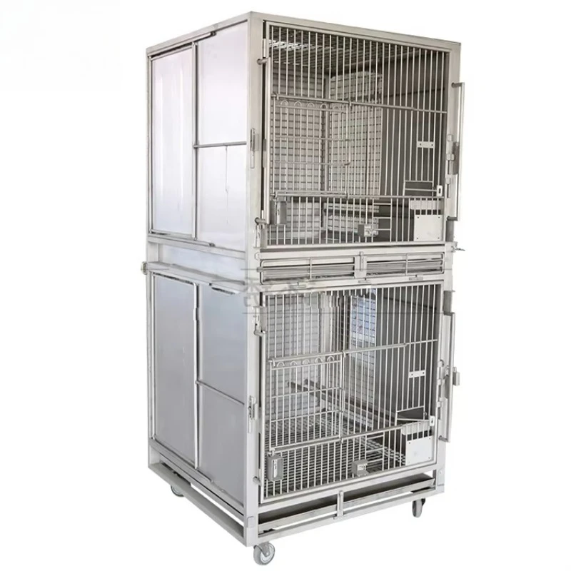 

Classic Simple Style Solid Pattern Monkey Pet Cage Wholesale Steel with Button Closure for Pet Supplies