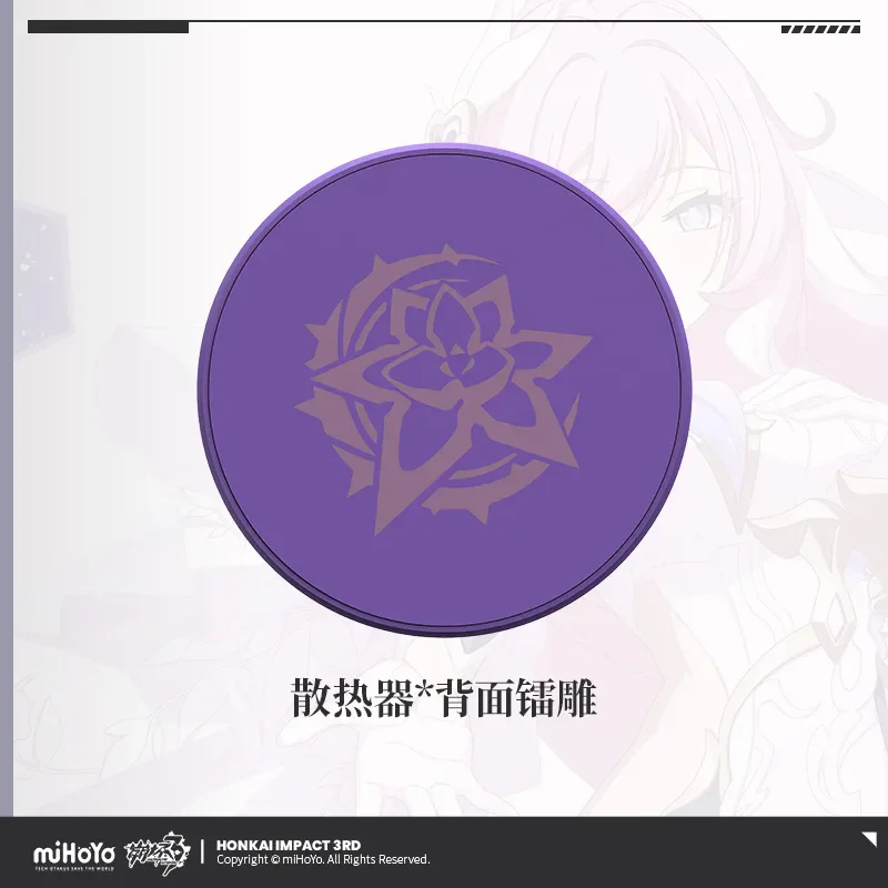 miHoYo Game Officiële Radiator Honkai Impact 3 Elysia Themaserie Magnetische Radiator B7X Mobiele Accessoires Prop Doujin Kerstcadeau
