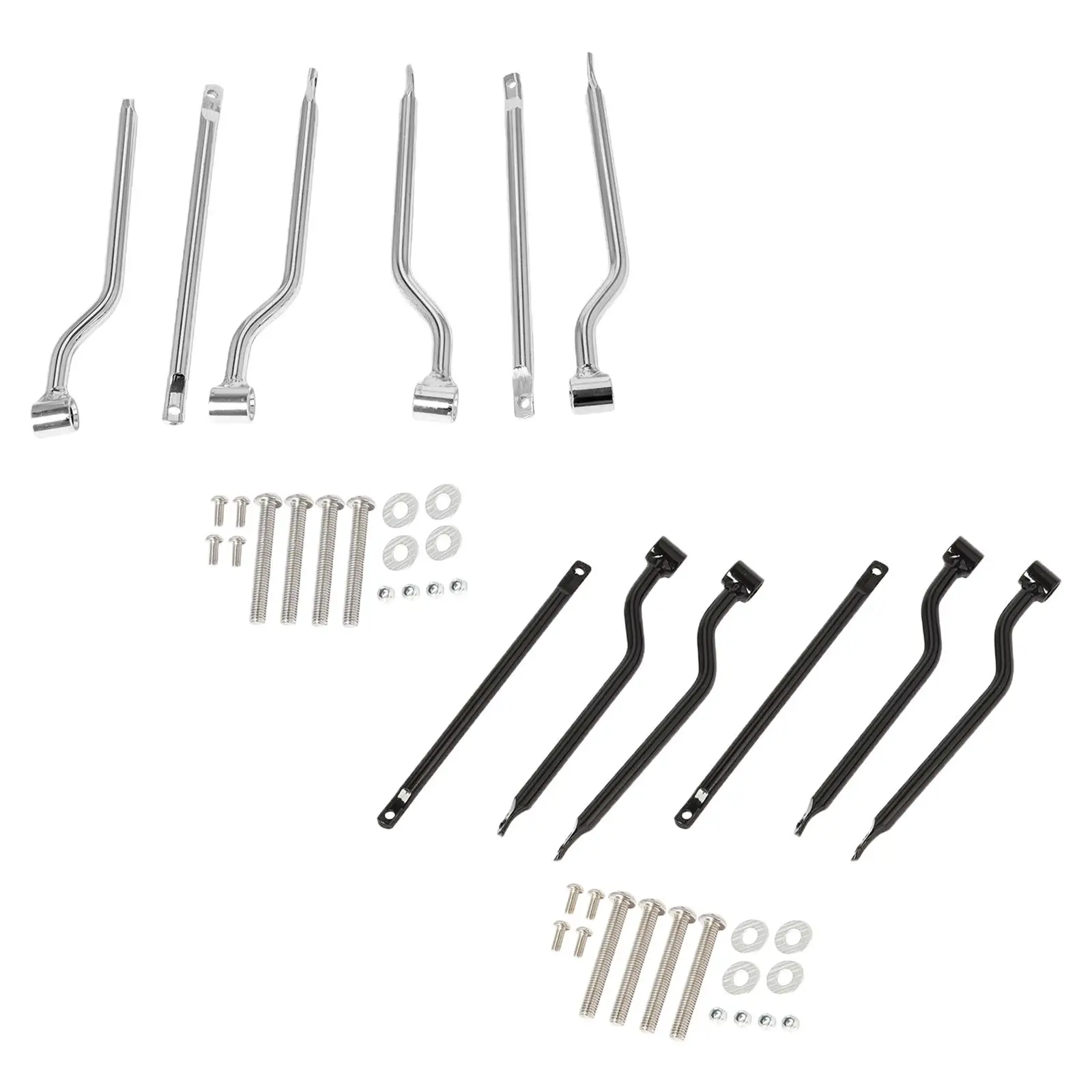 

Motorcycle Saddle Bag Supported Side Mounting Bracket High Performance Replacement Kit Premium Motorcycle Modification Anti Rust