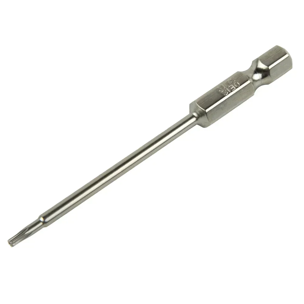 مفك براغي دقيق مطلي بالكهرباء ، Galvanik ، فضي فضي فضي ، Bit Torx مجوف ، مفك براغي ، جديد تمامًا