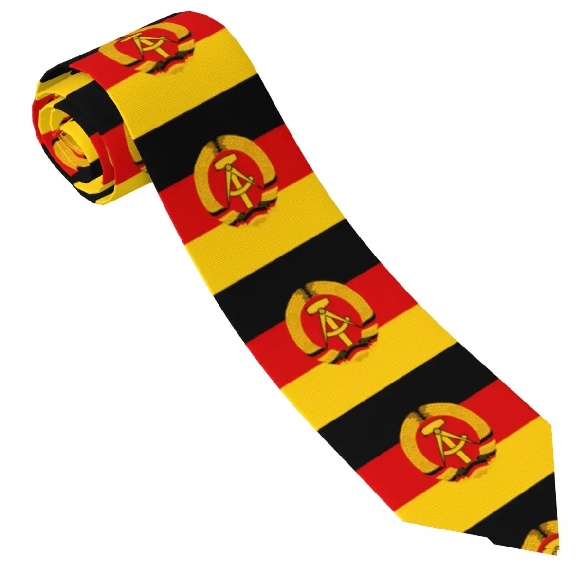 Mens Tie Slim Skinny Flag Of The German Necktie Fashion Free Style  for Party Wedding