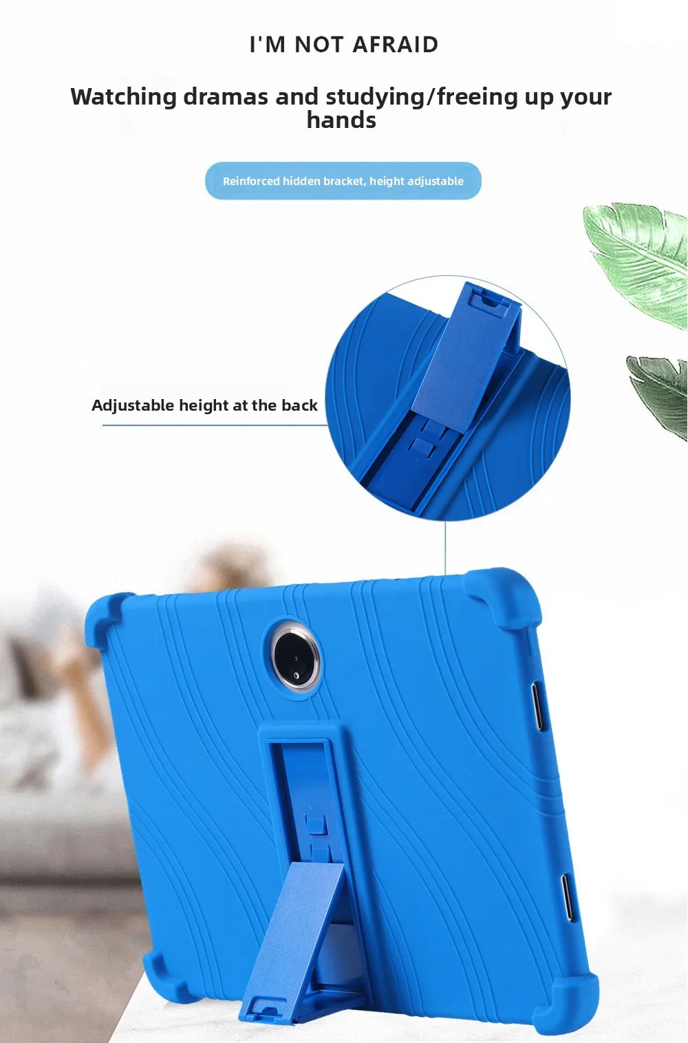 Stoßfeste TPU-Hülle für OnePlus Pad Go / OPPO Pad Neo 11.4, Vollständiger Schutz mit Ständer, in Verschiedenen Farben – Detail 3