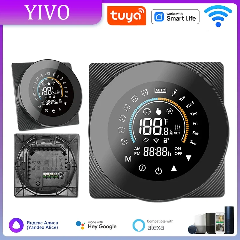 Tuya Smart WiFi Thermostat Temperature Control Water Electric Floor Heating Gas Boiler Smartlife  Alexa Google Home Yandex