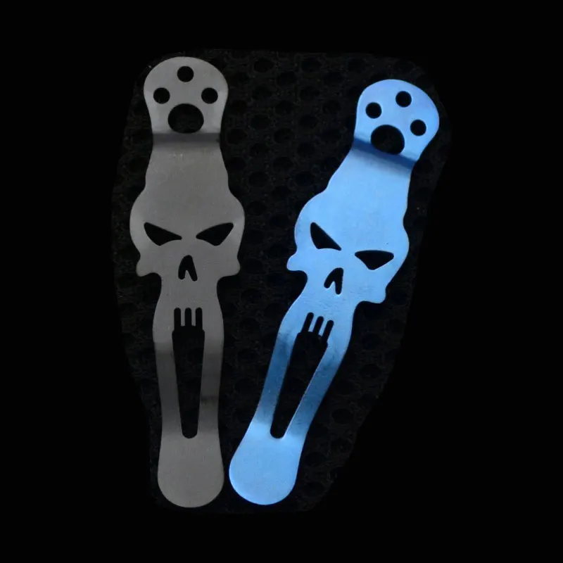 

1pcs Titanium Alloy Knife Clip Home DIY Knife Accessories Tool Parts for Spider Knife C81 / C10 / Paramilitary 2 / Manix 2